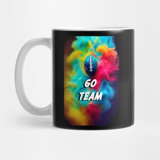 Go Team! Football Color Cloud Mug